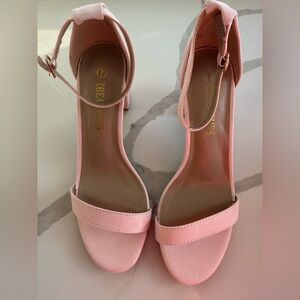 Dream Pairs Blush Ankle Strap Heels-Size 7